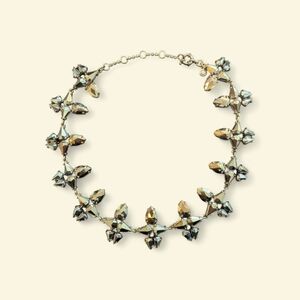 J. Crew Radiant Crystal Gold Choker